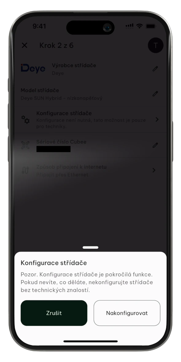 Konfigurace upozornění
