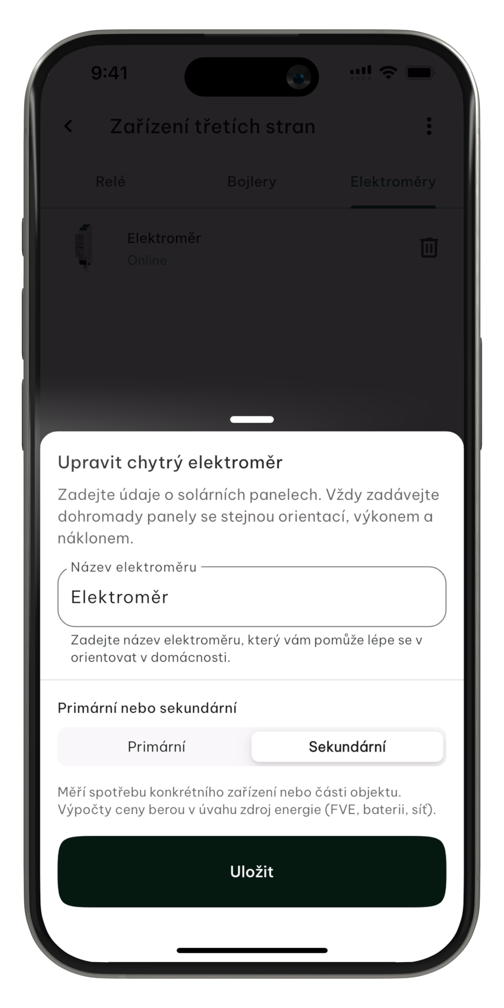 Chytré elektroměry úprava