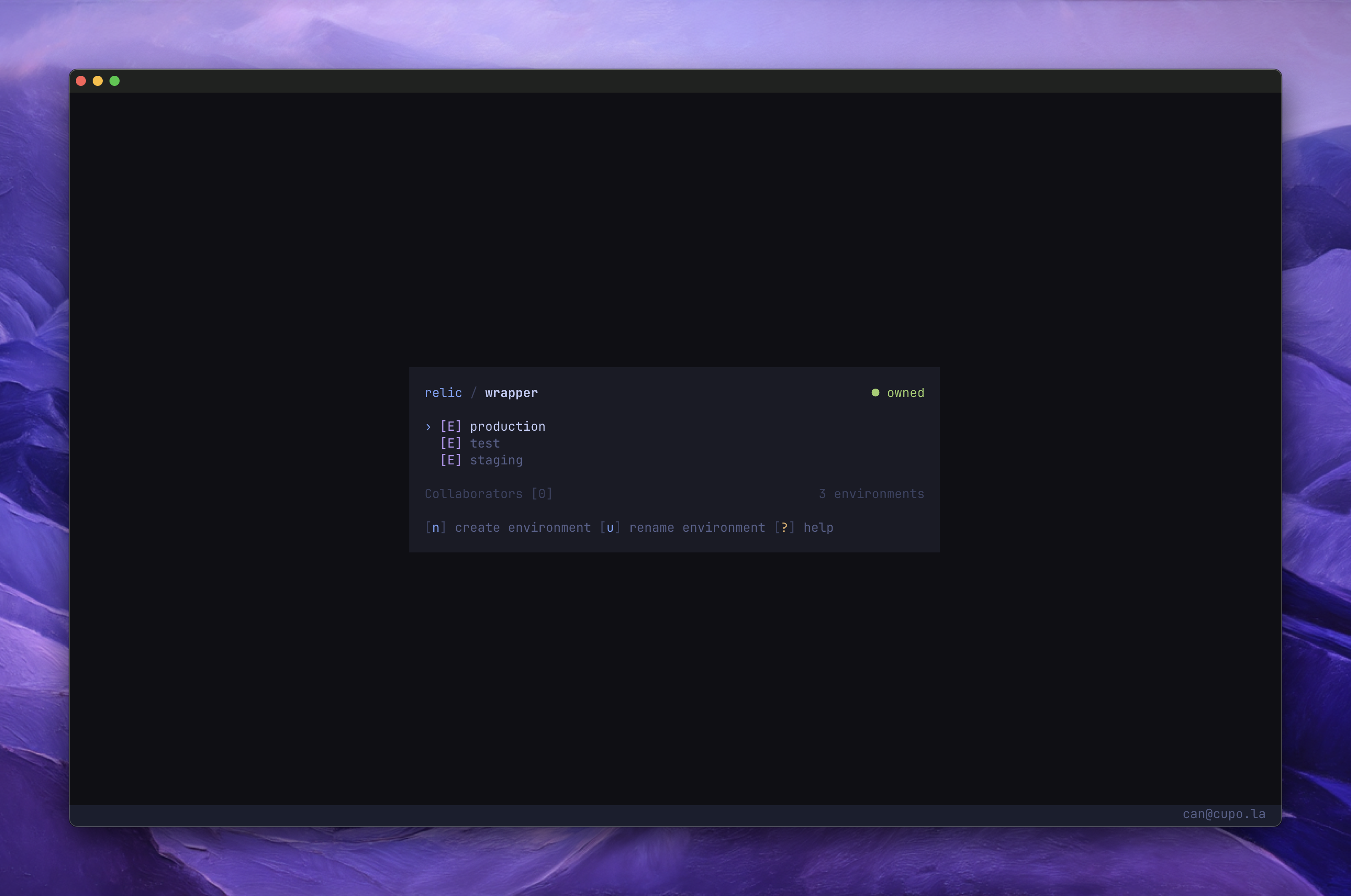 Project view
