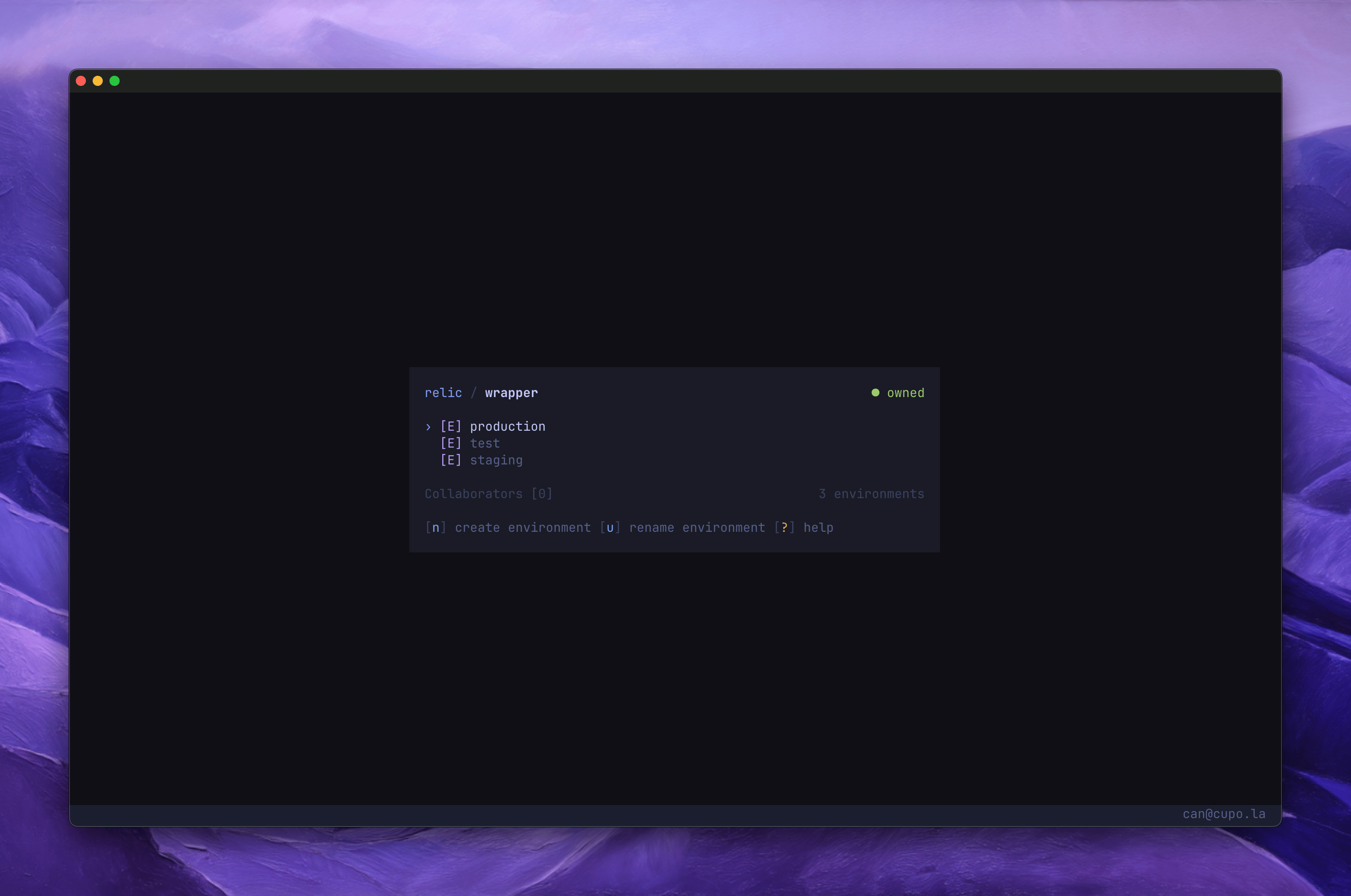 Project view