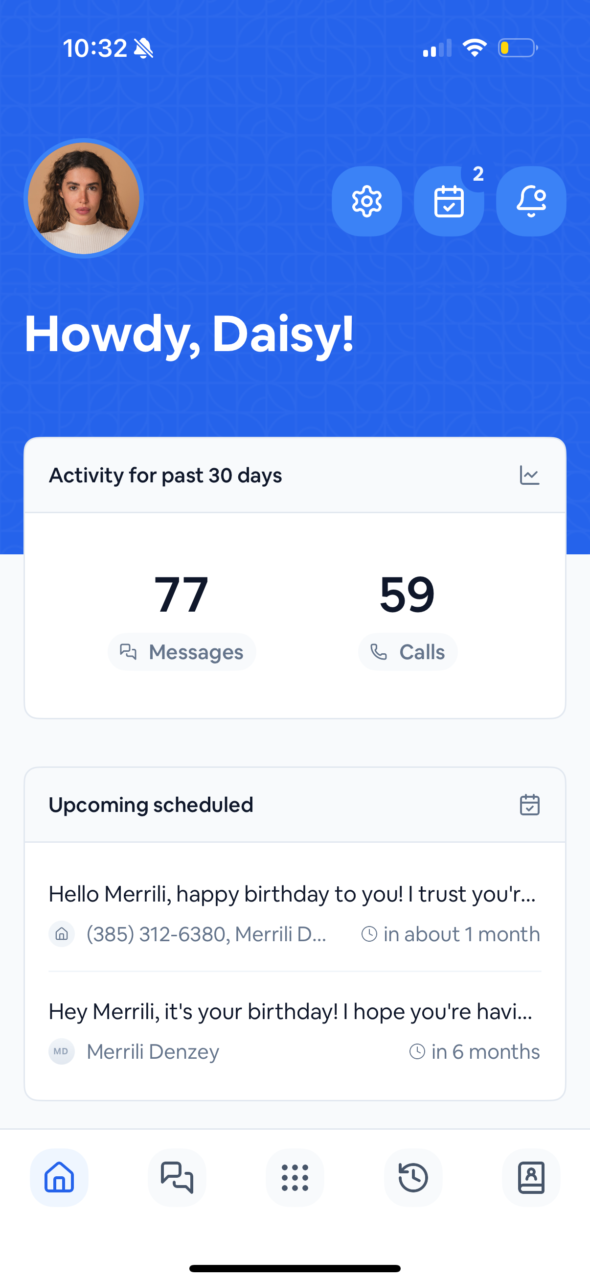 Mobile dashboard