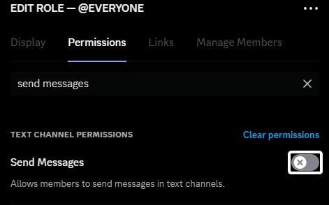 Server Role Permission