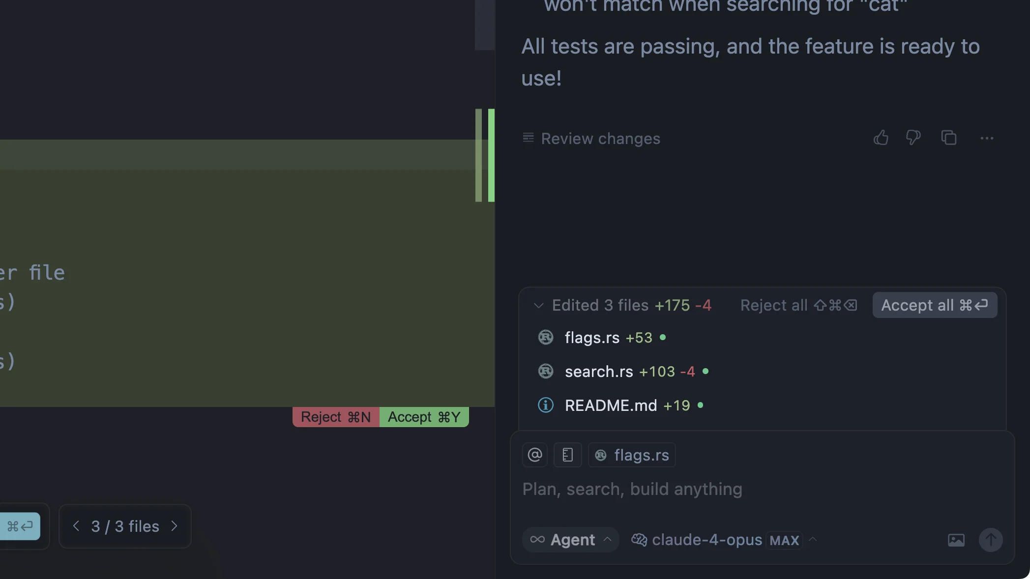 Cursor Diffs Review Cursor diffs review
