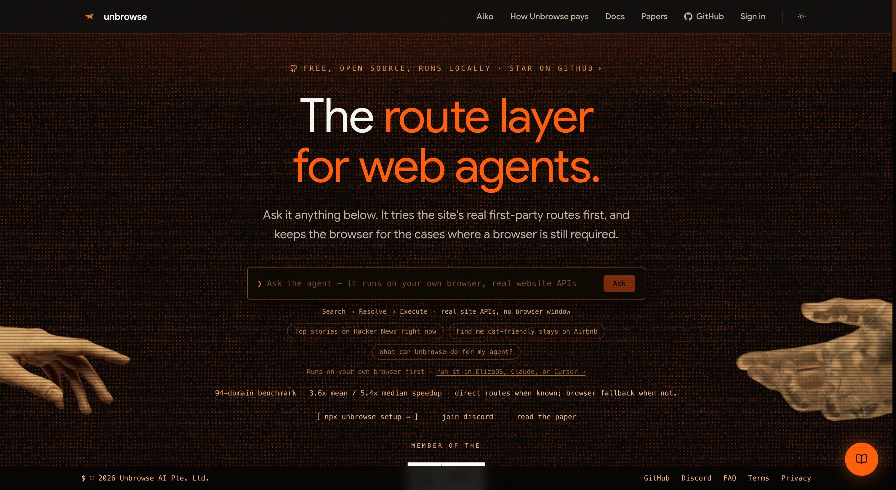 Unbrowse.ai agent workflow