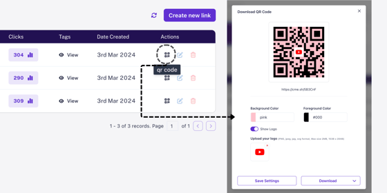 Custom QR codes
