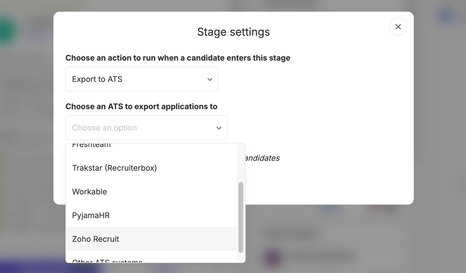 integrate zoho recruit screenshot 4