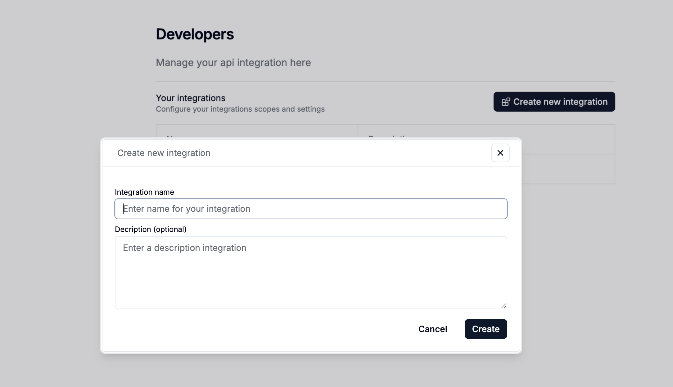 Creating an API Integration on Cuuro