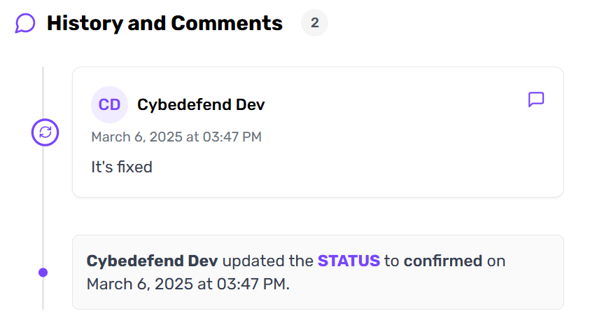 After Updating Vulnerability