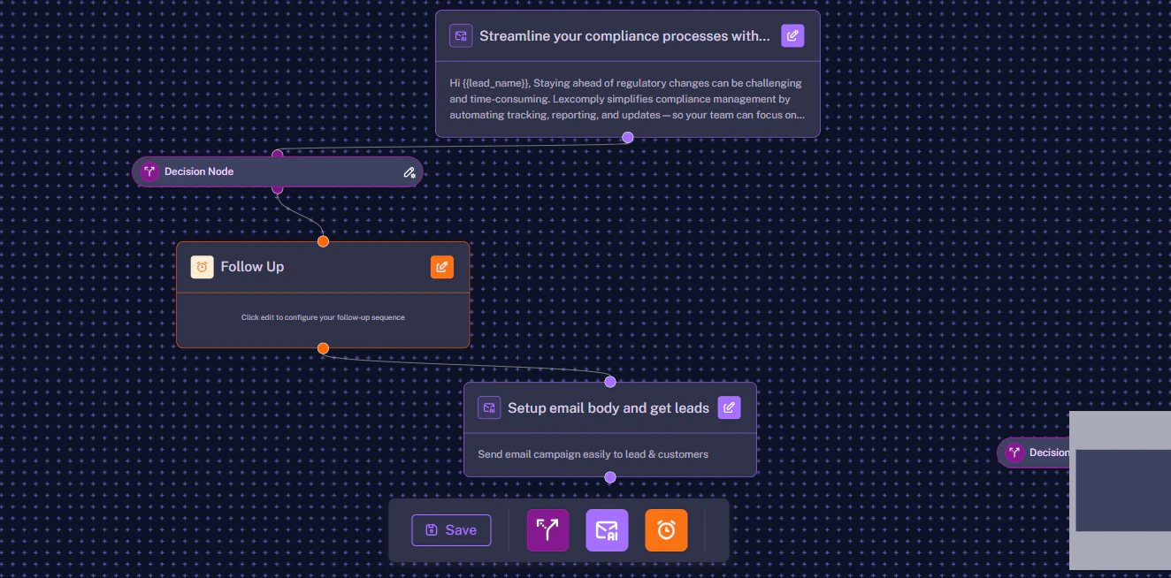 Node Hover Menu Dark