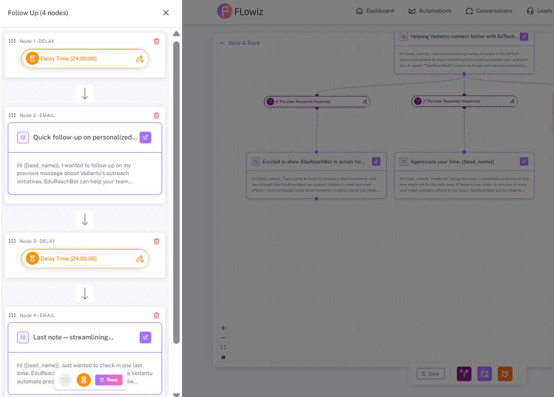 Email Follow-up Config Light