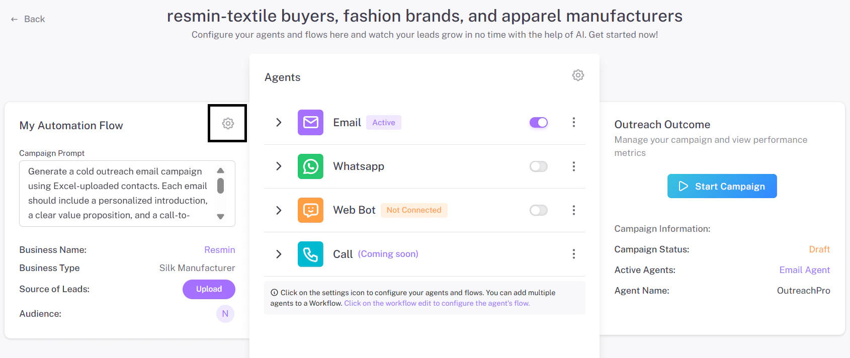 Automation Setup Light