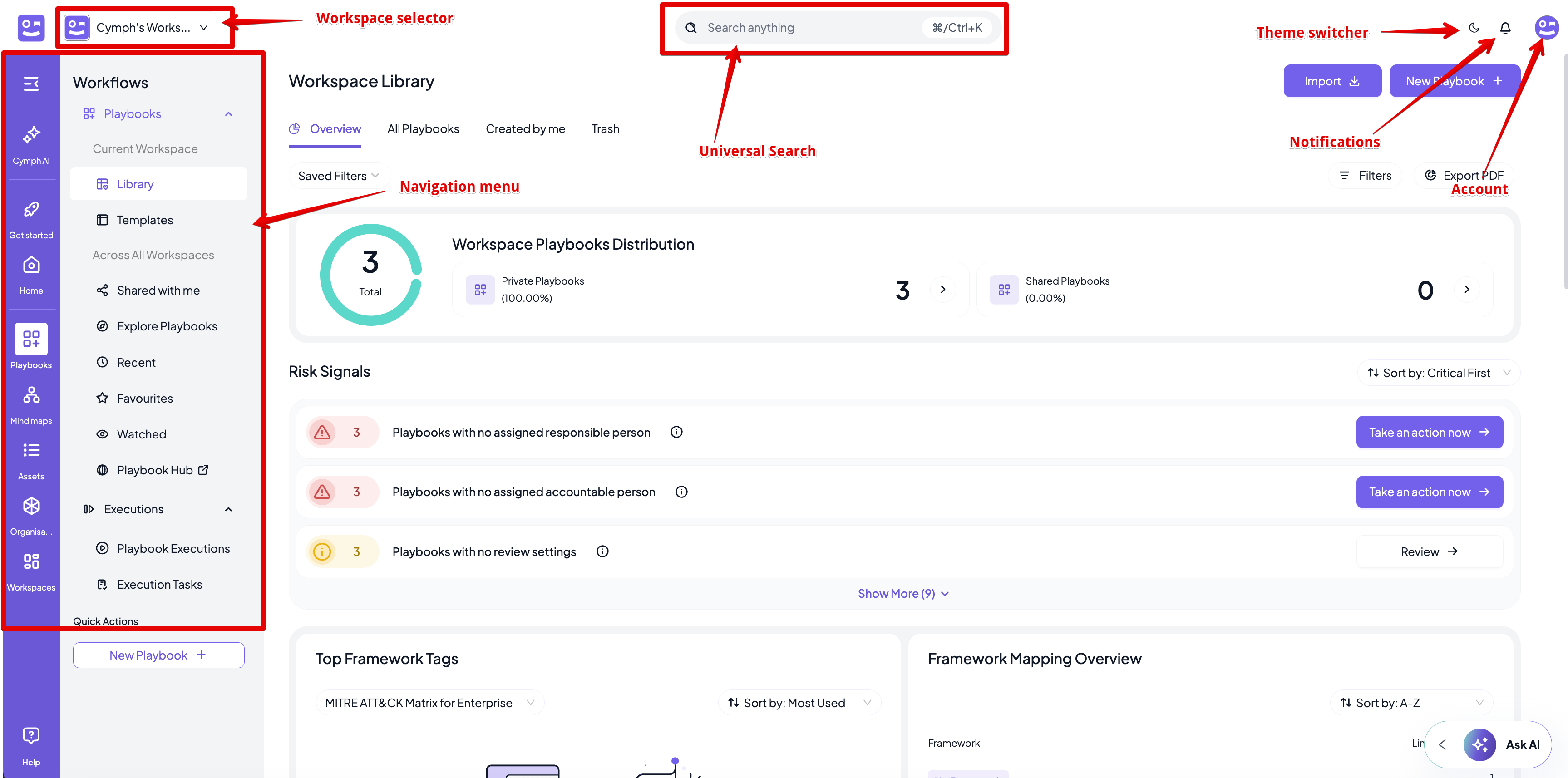 Nav Main With Workspaces Theme