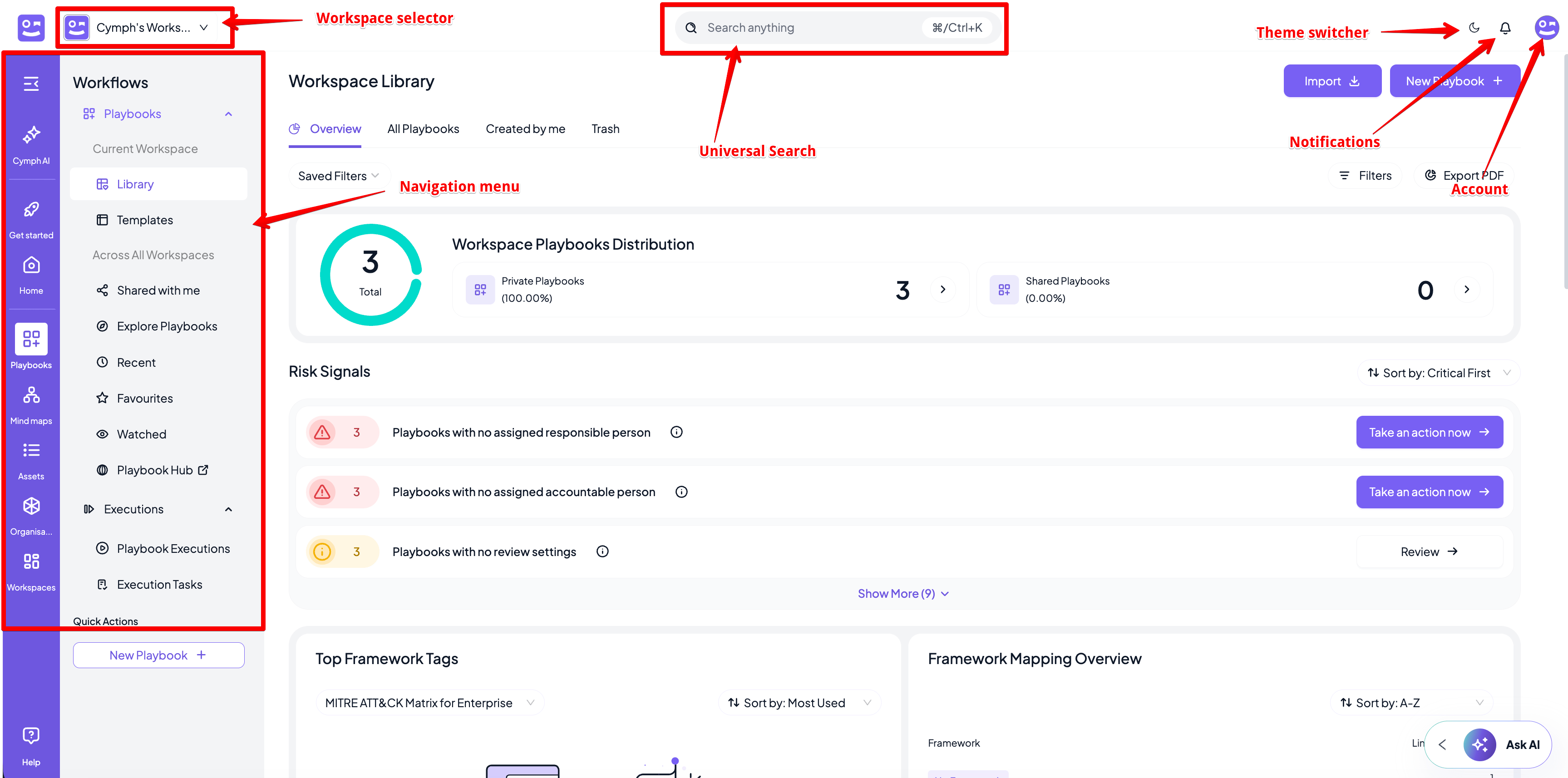 Nav Main With Workspaces Theme