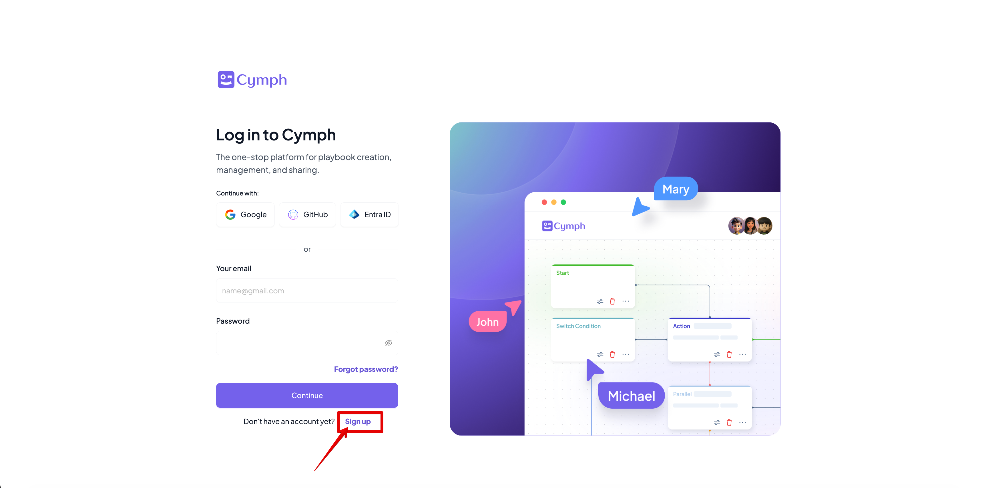 Signup With Entra