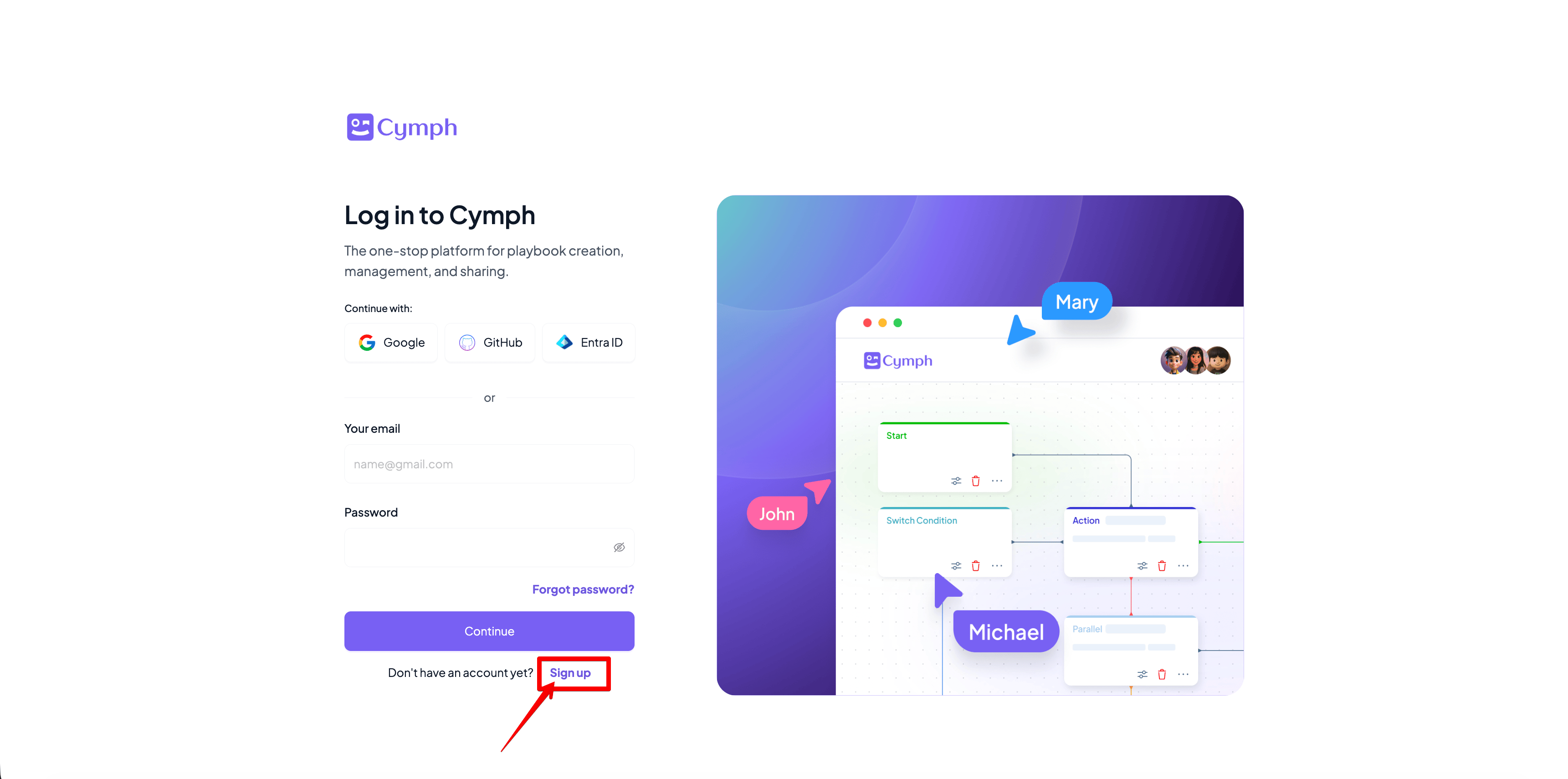 Signup With Entra