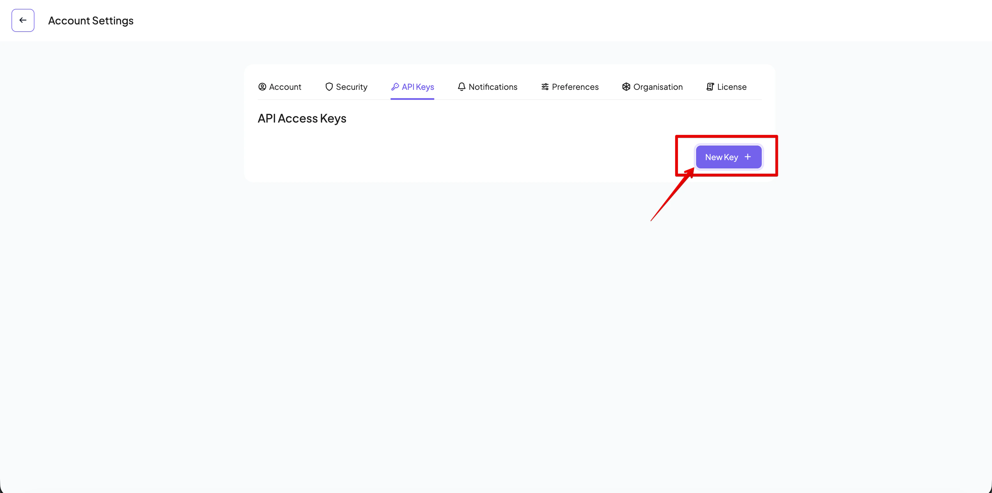 New Api Key