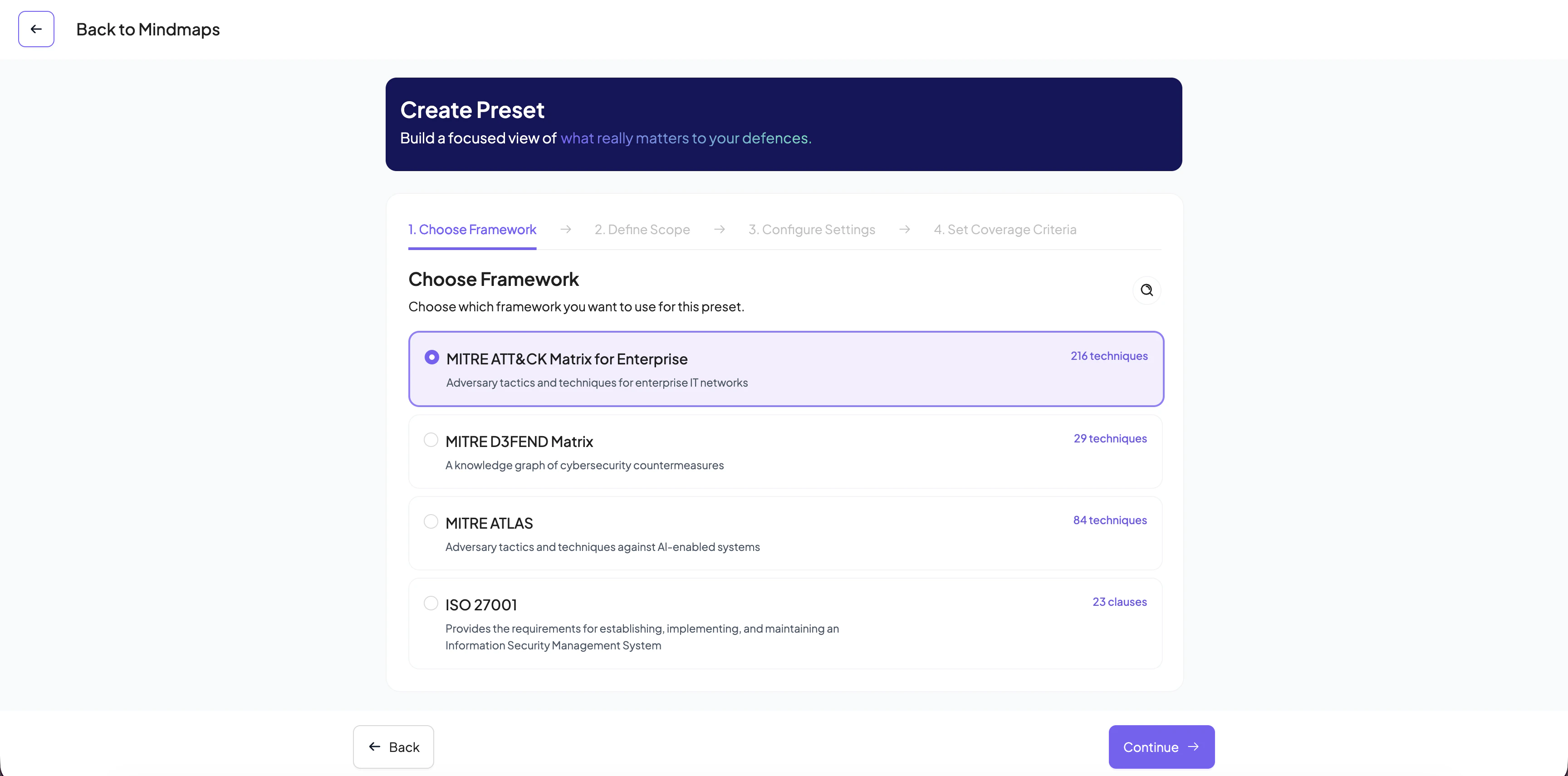 Selectframework