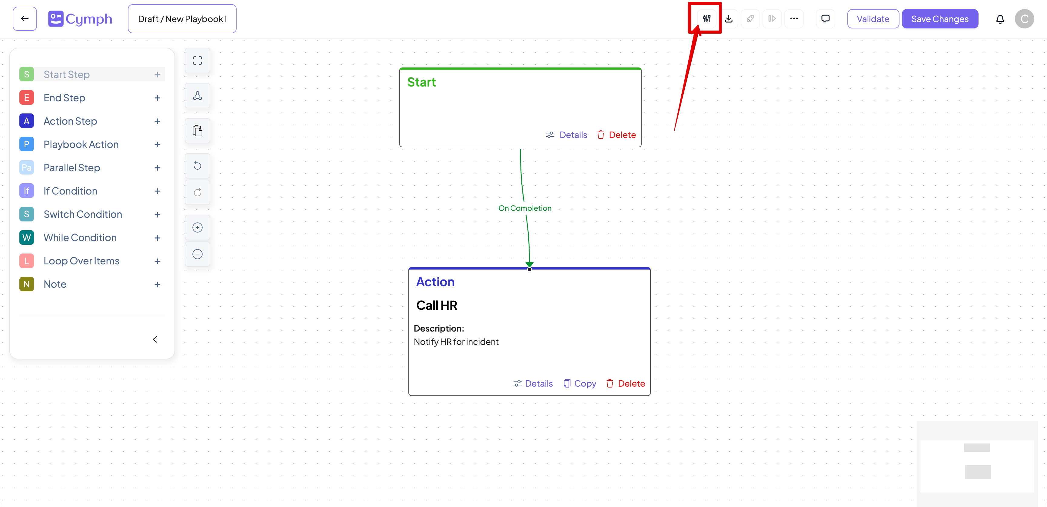 Editor Playbook Properties