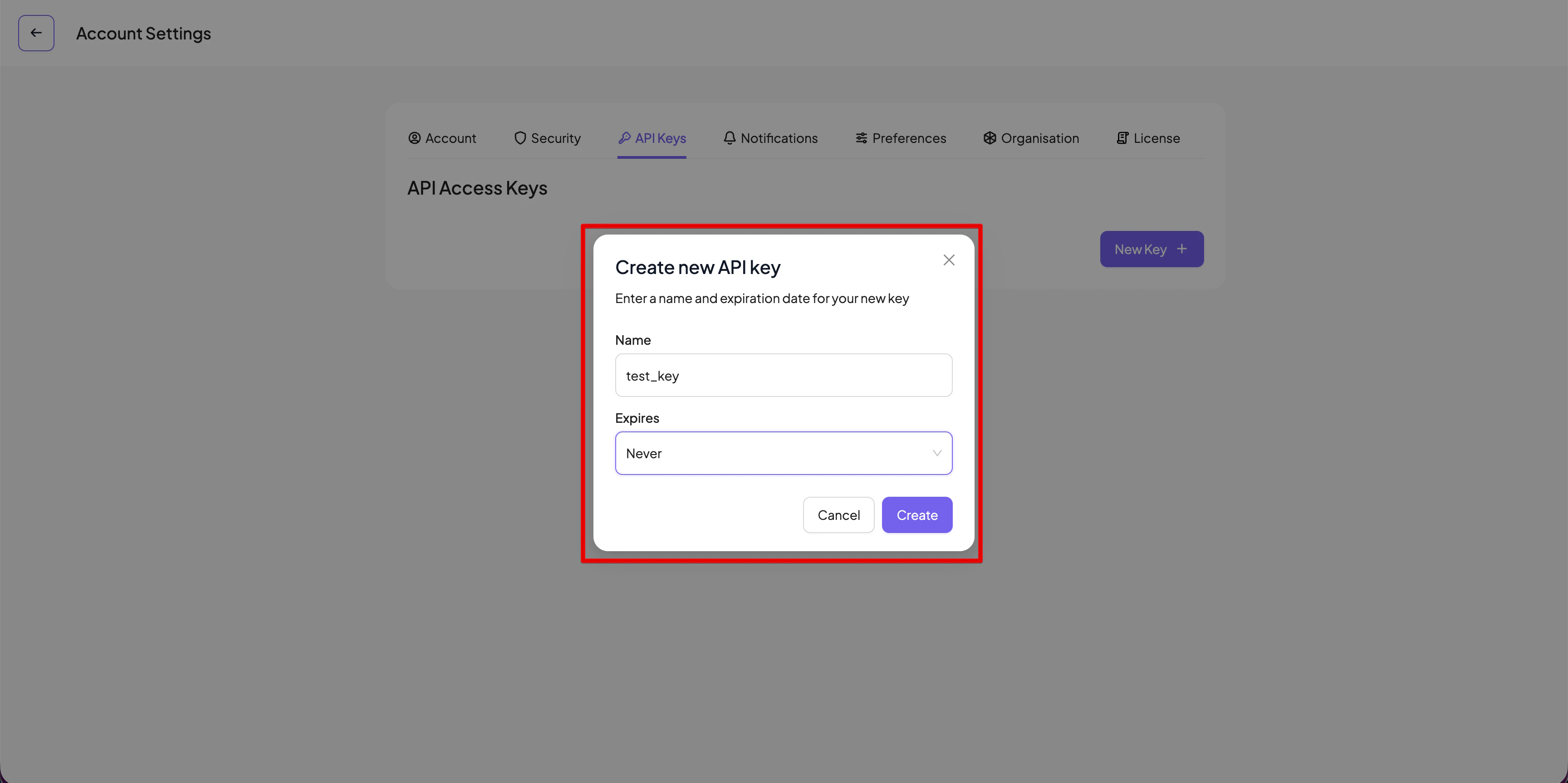 Api Key Setup