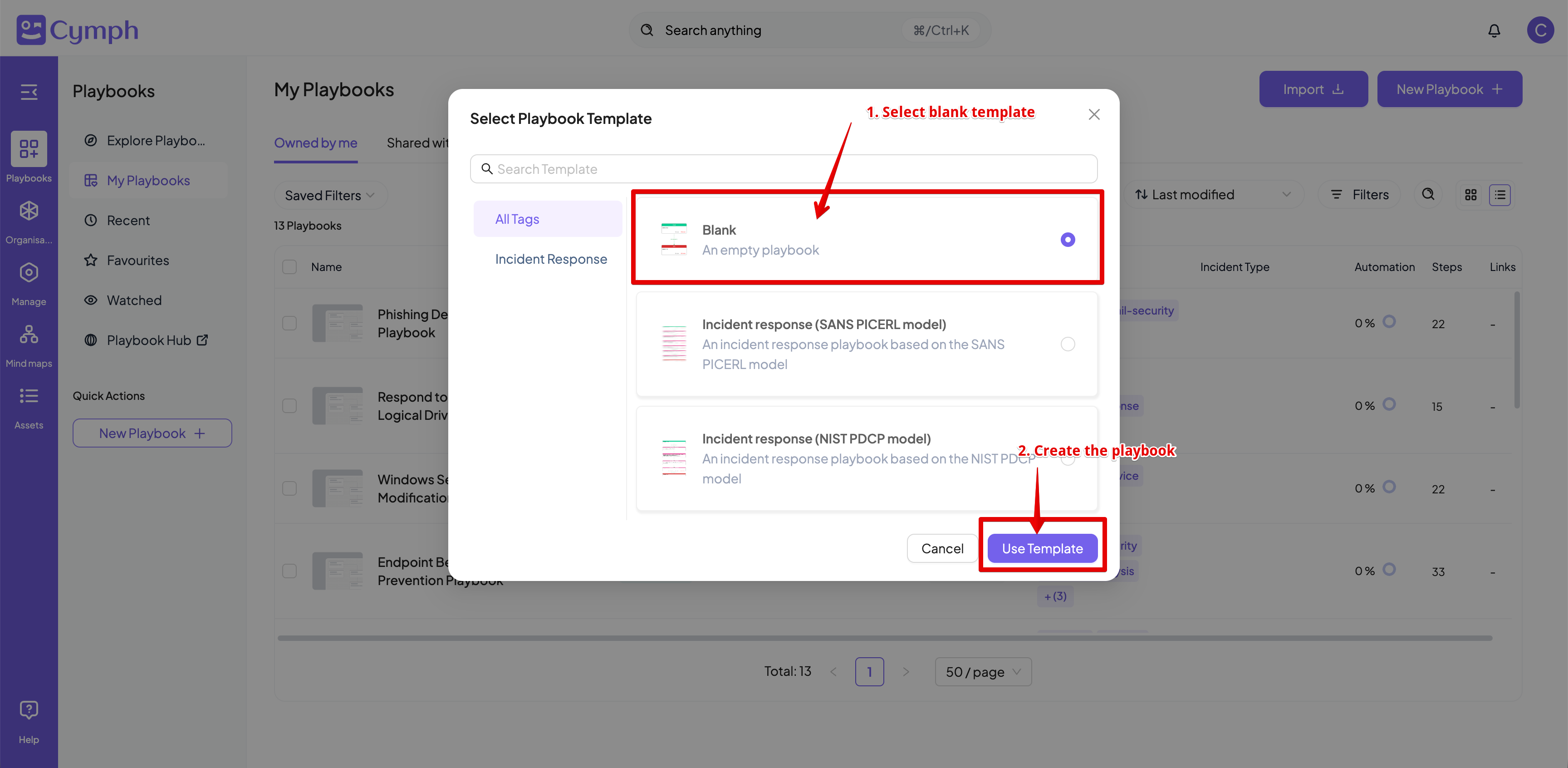 Create New Playbook2