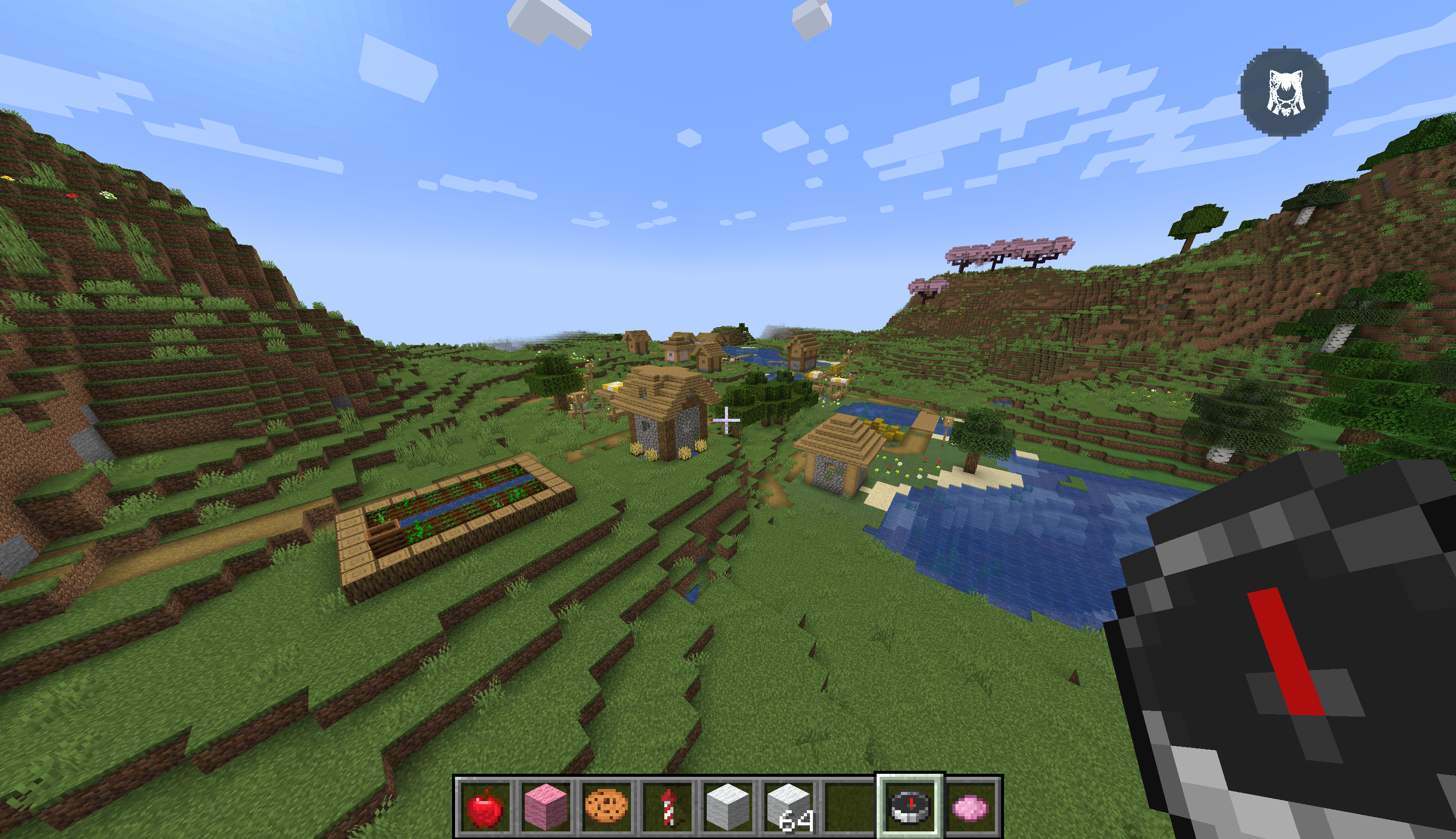 MineClawd overlay showing the final result after generation completes