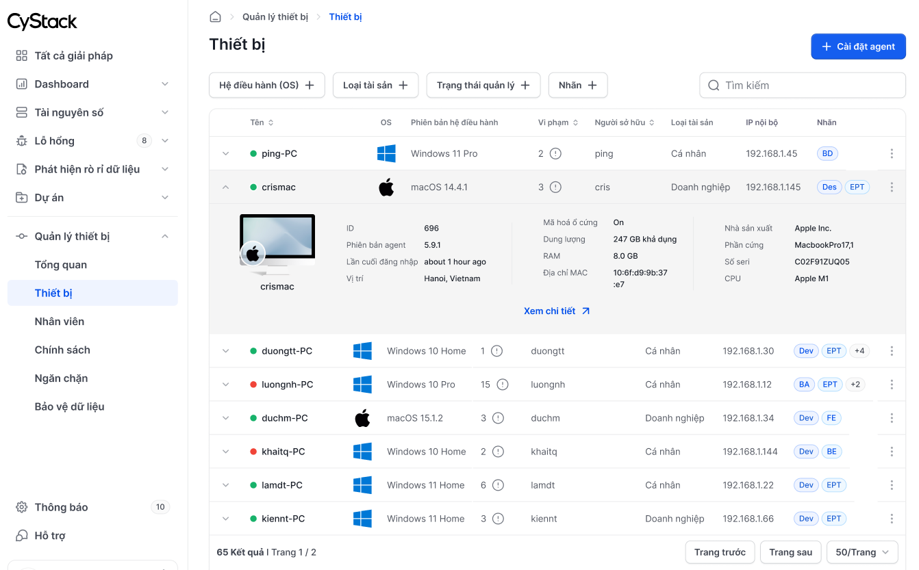 device-management-device-list