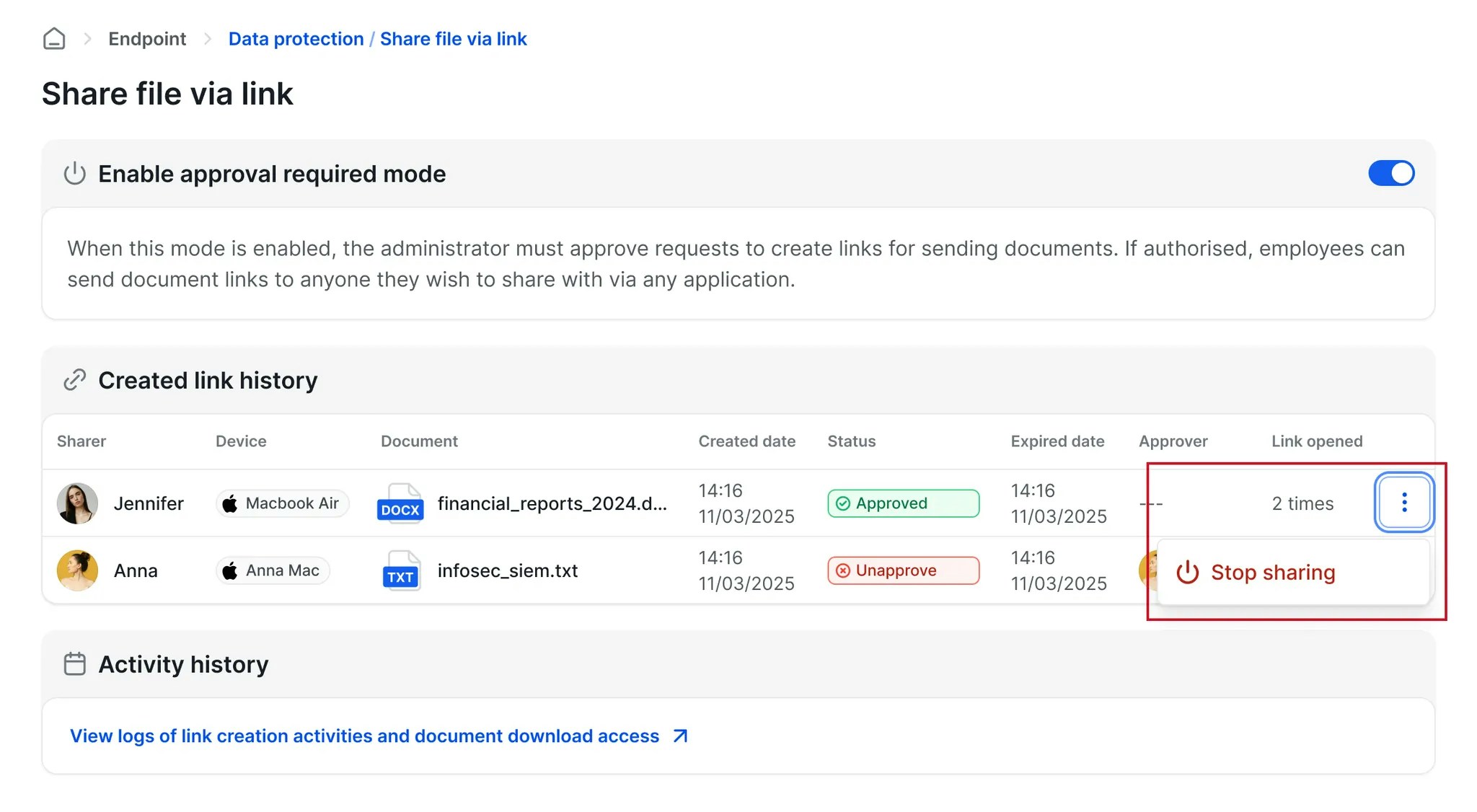 share-link-stop-share