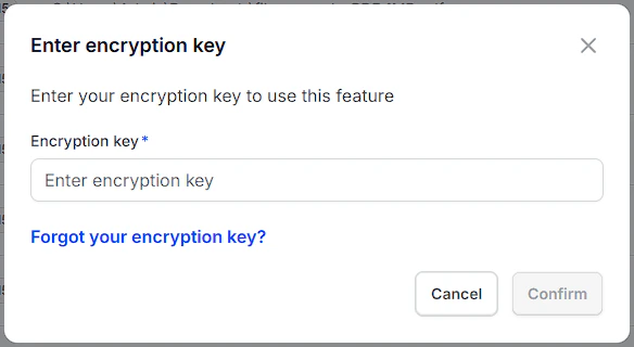 enter-security-key-popup