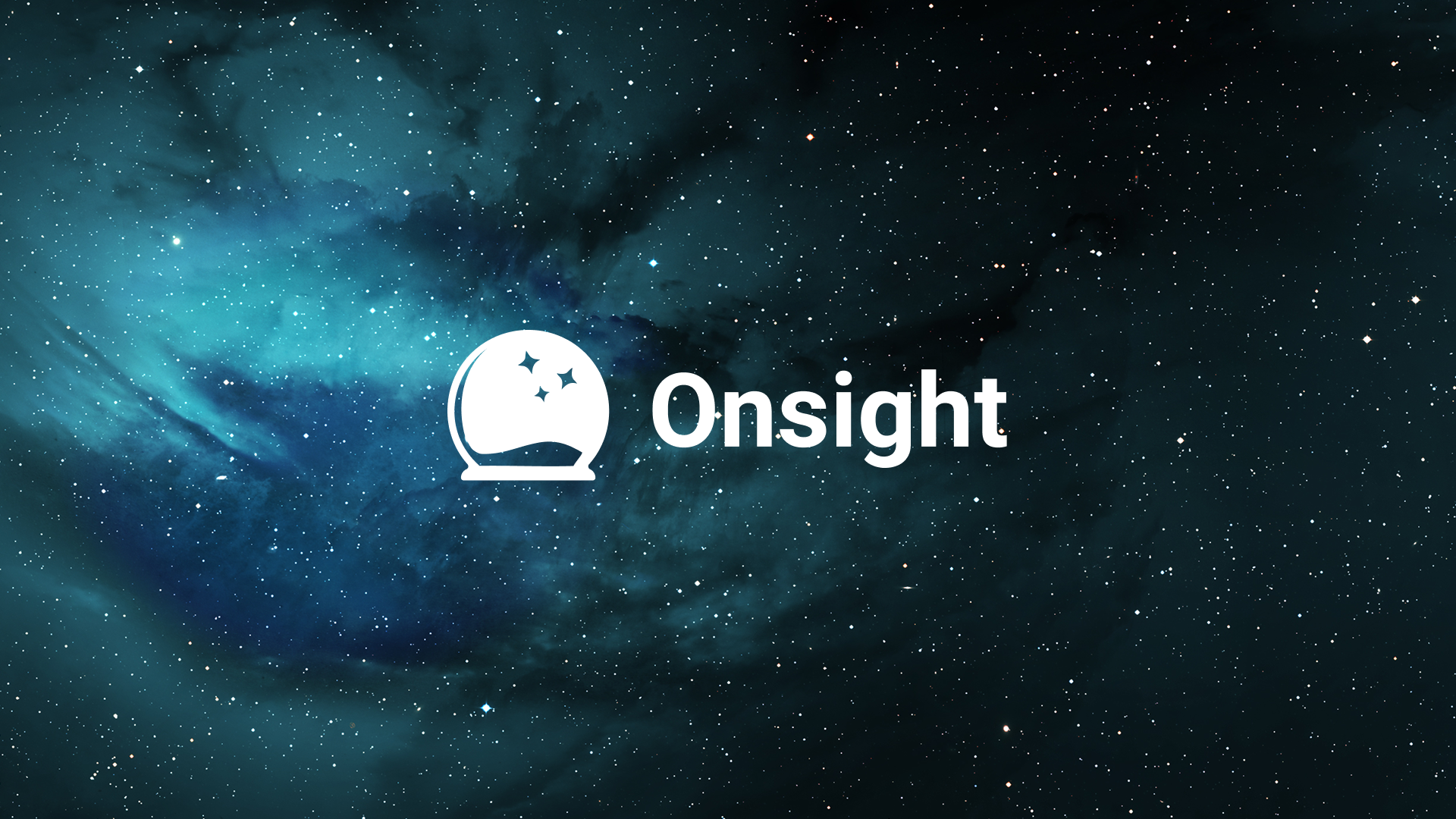 Onsight logo in space