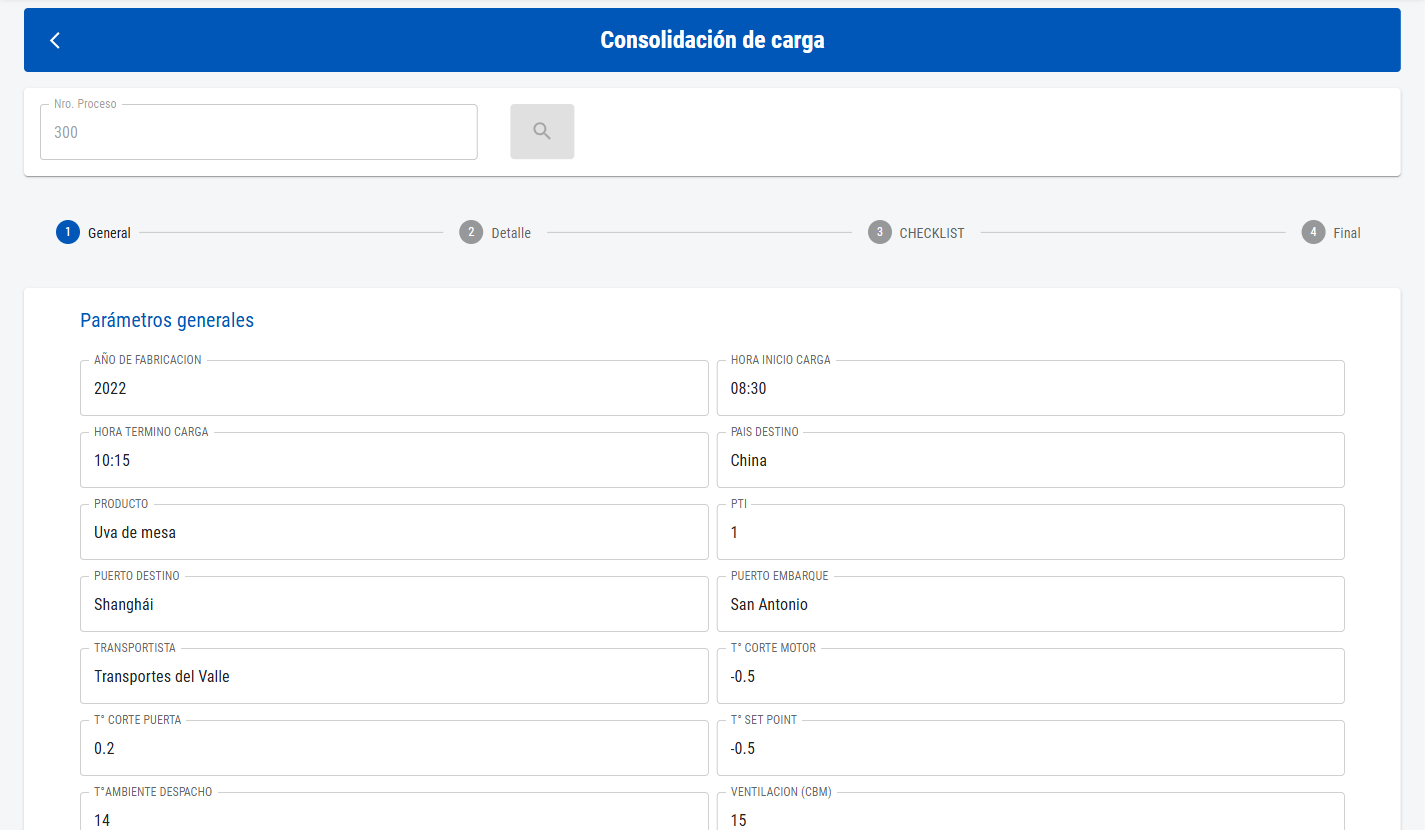 Buscador por número de proceso y parámetros generales del despacho