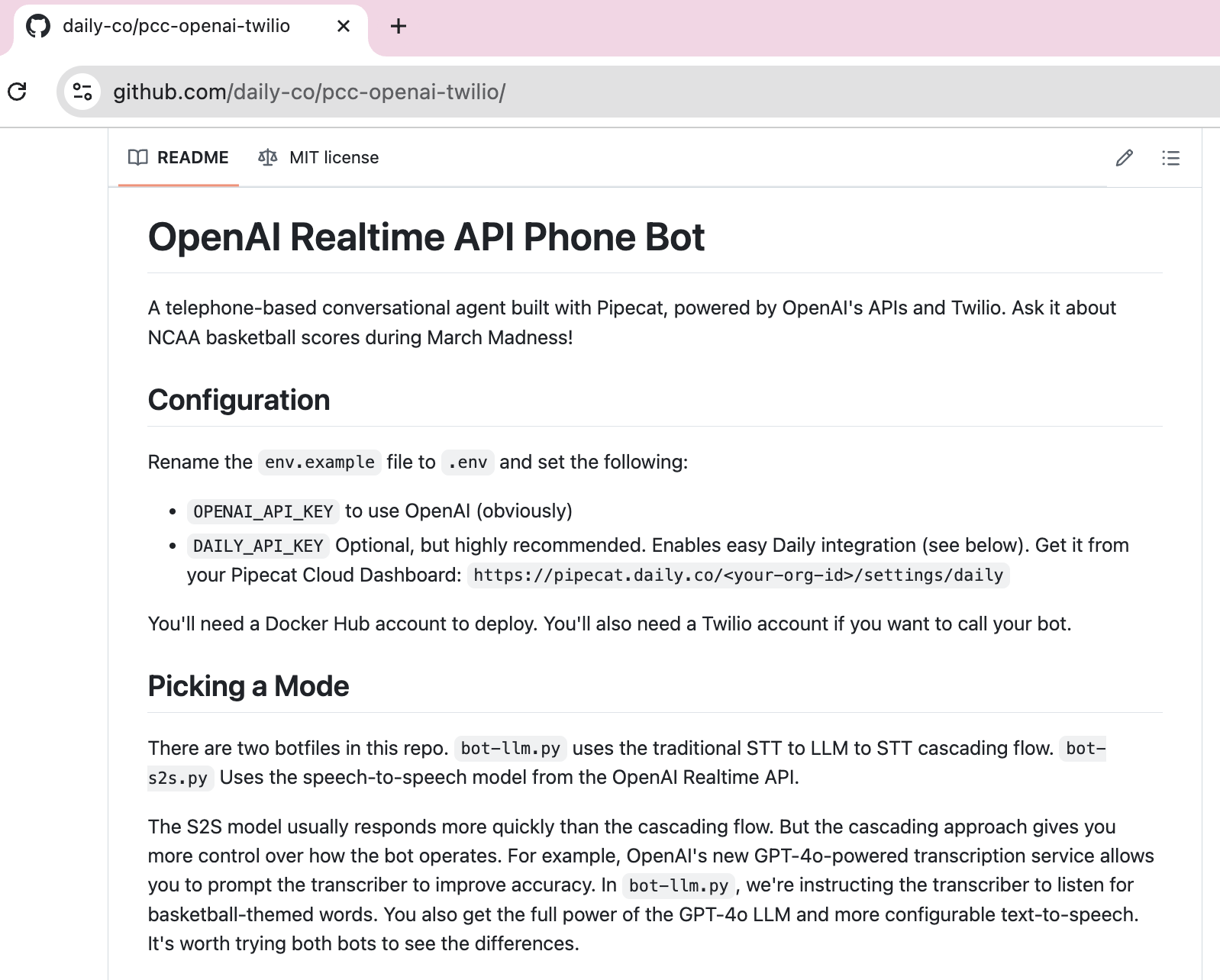 OpenAI Twilio