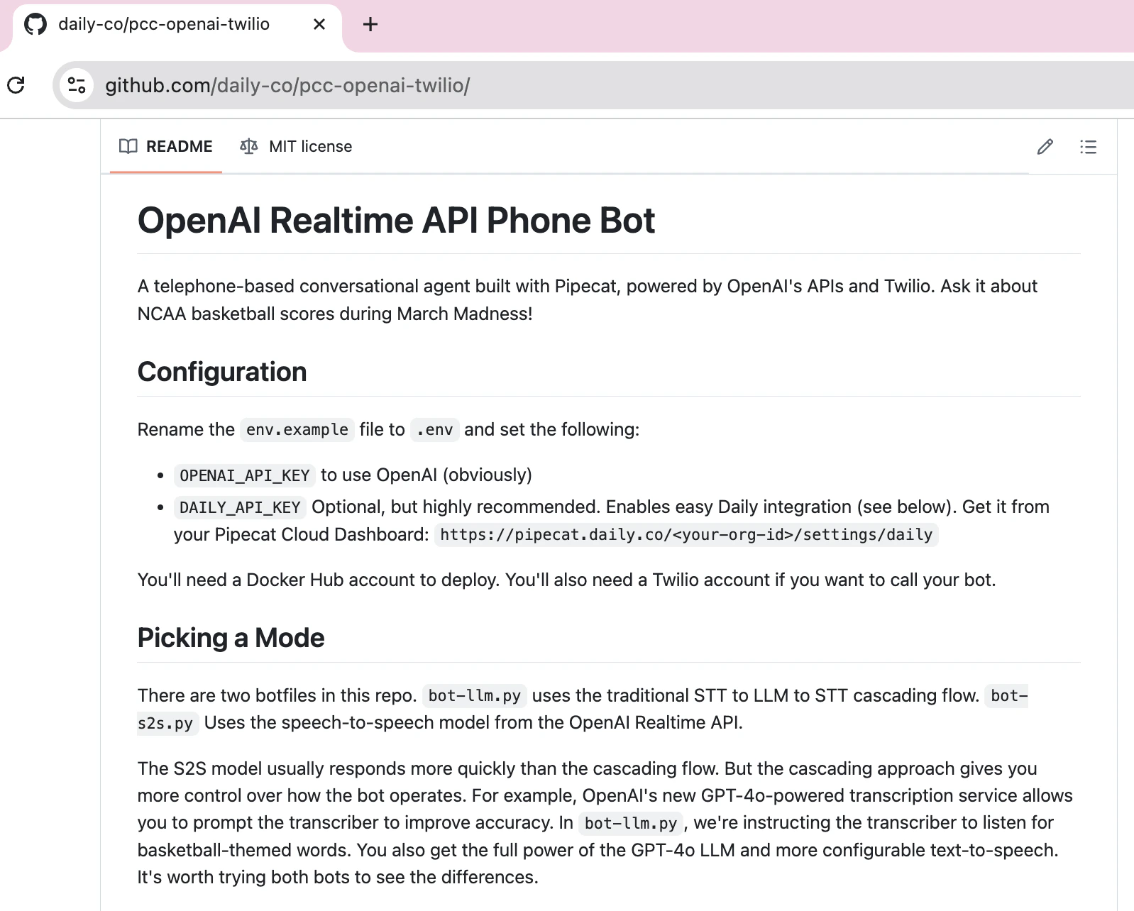 OpenAI Twilio