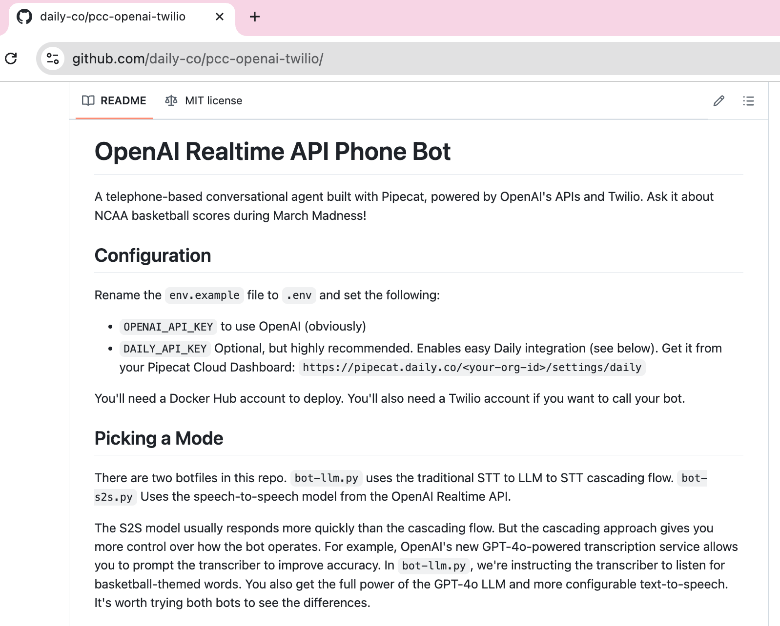 OpenAI Twilio