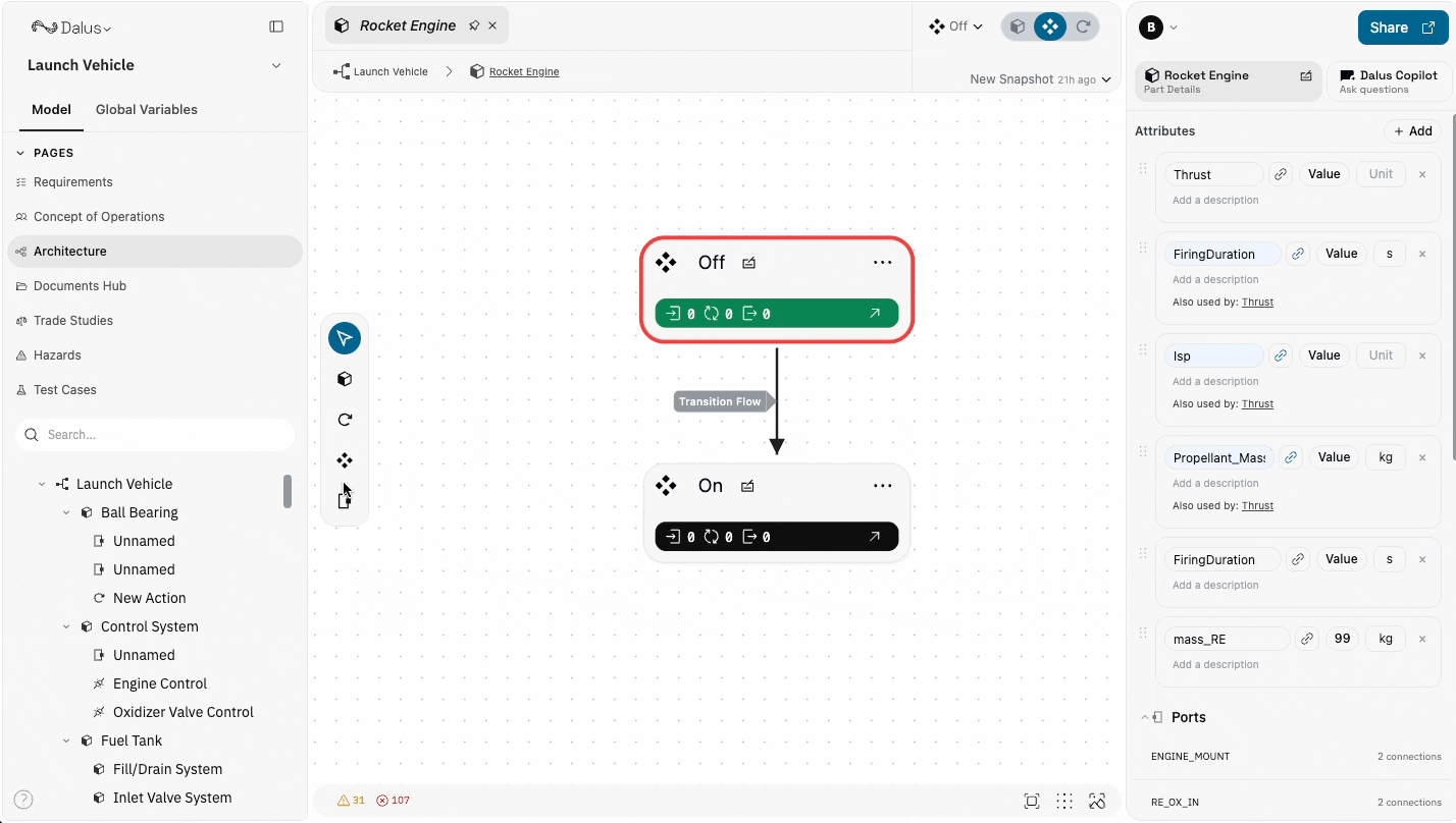 Creating a state node