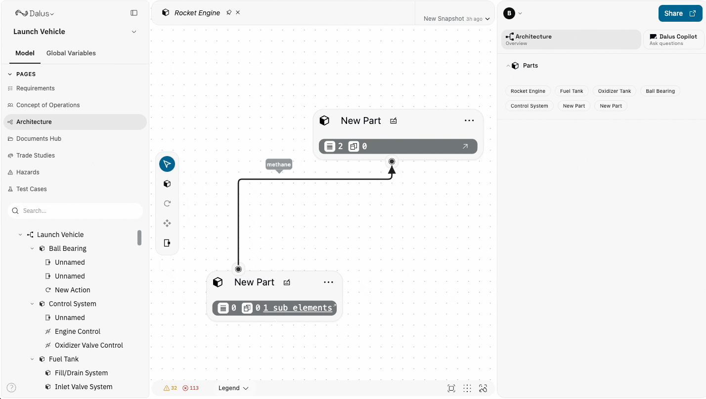 Adding a visual to a part node