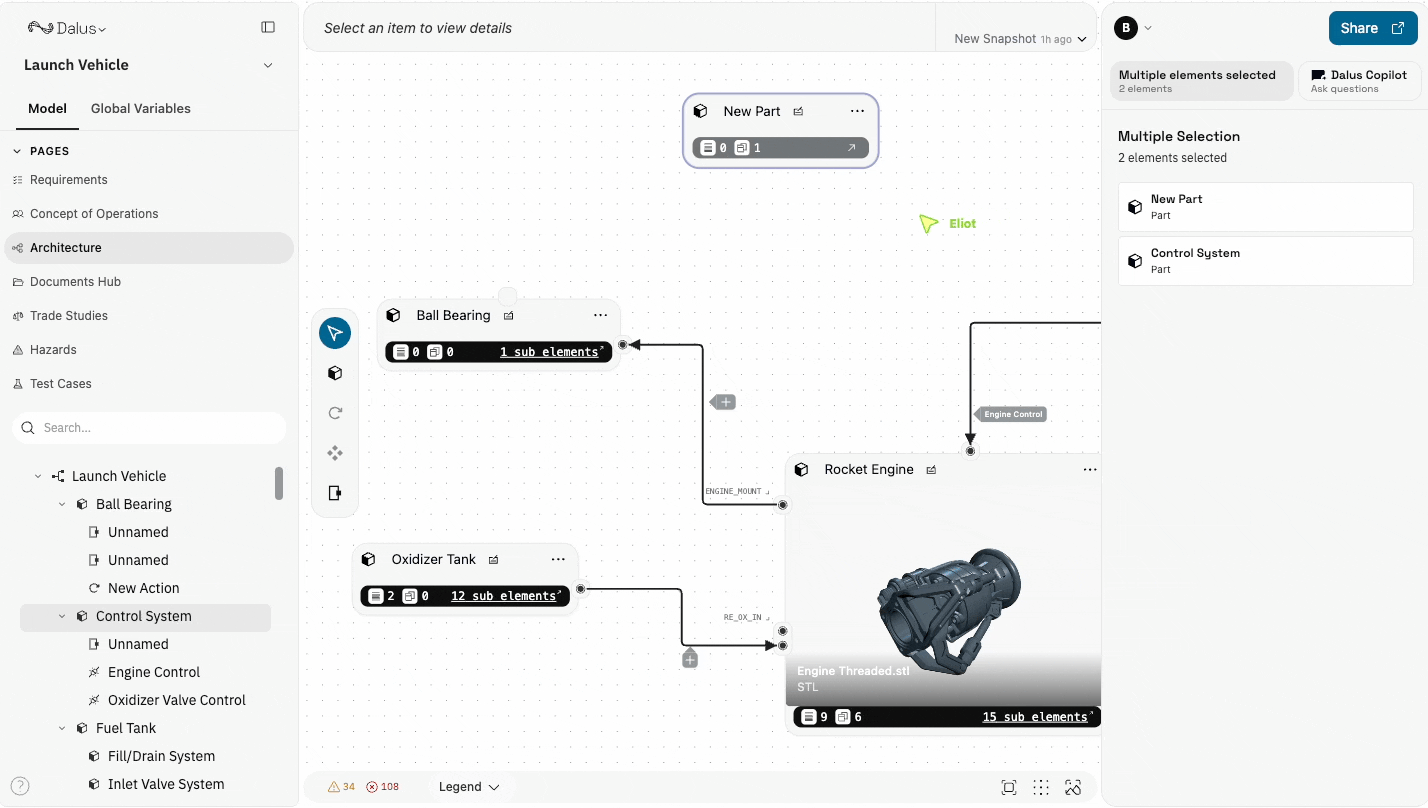 Real-time collaboration with live cursors and automatic sync