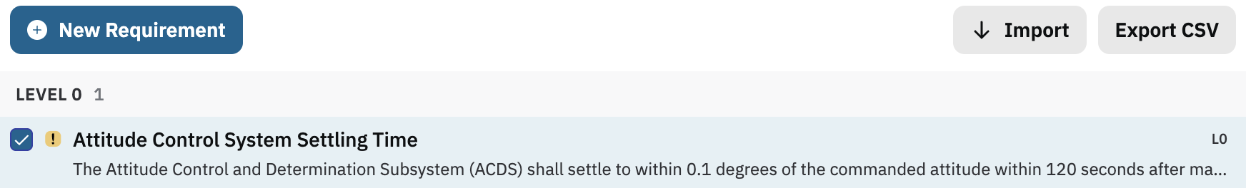 Adding requirements in Dalus