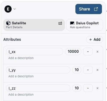 Adding attributes in Dalus
