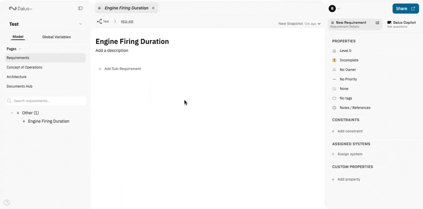 Adding attributes such as status, owner, and priority