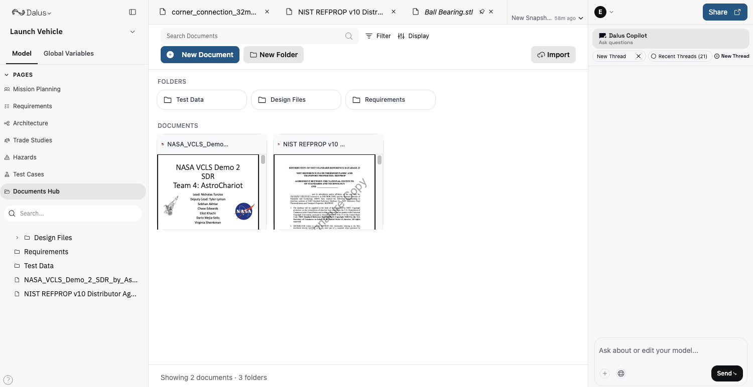 Documents Hub overview
