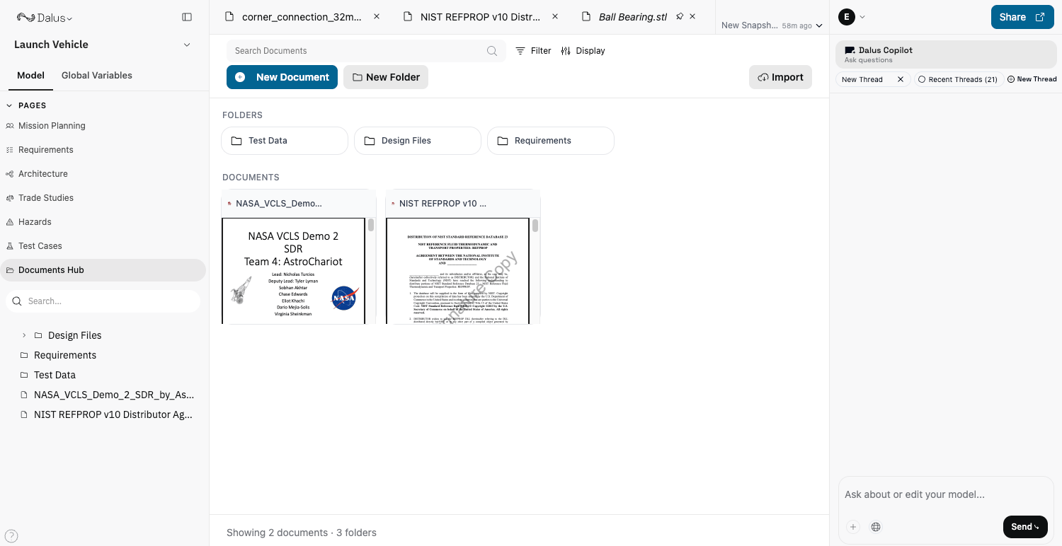 Documents Hub overview