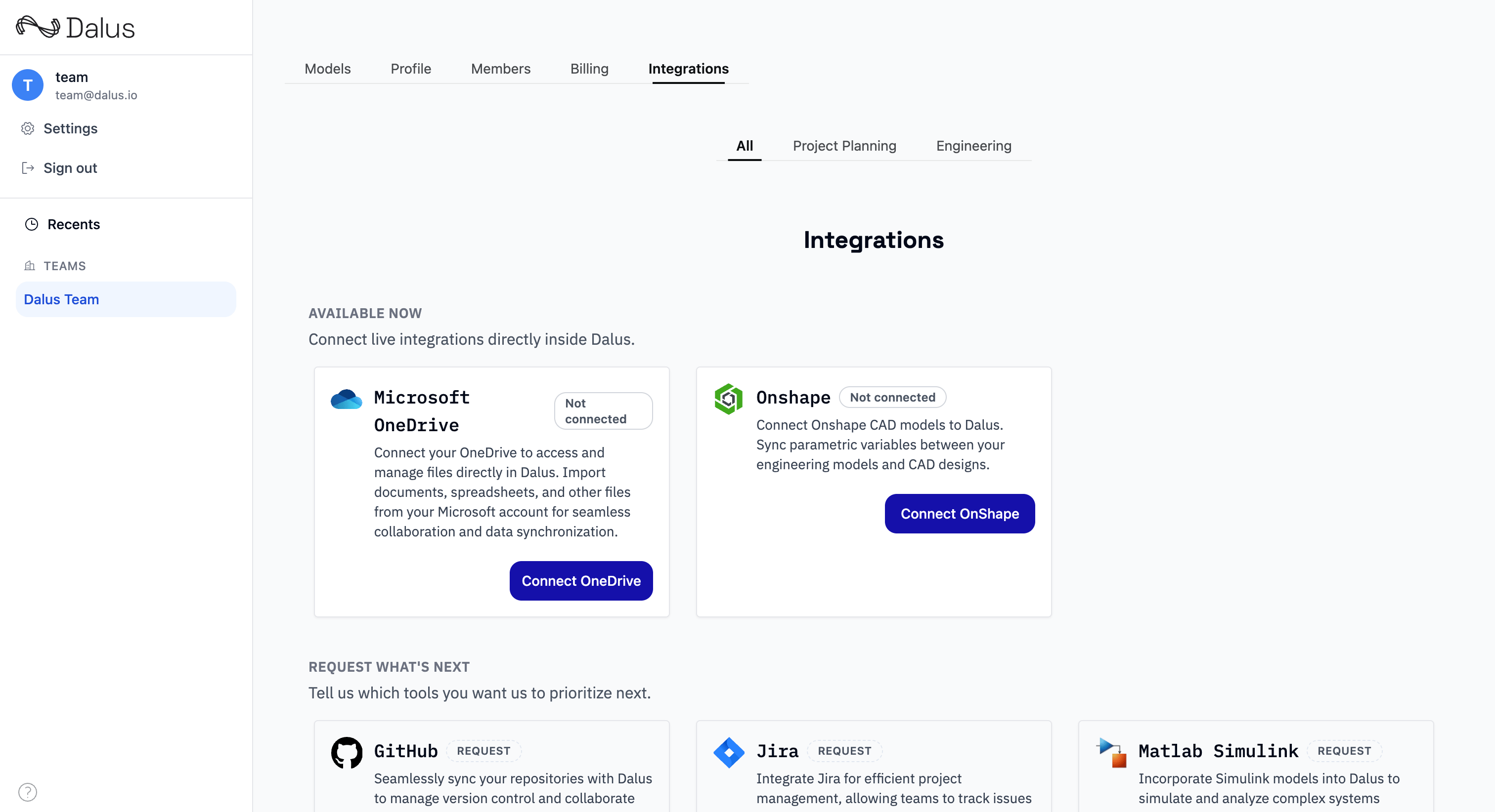 Integration overview