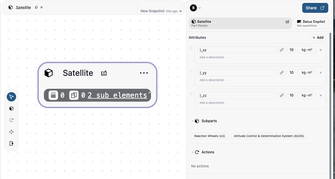 Adding attributes in Dalus