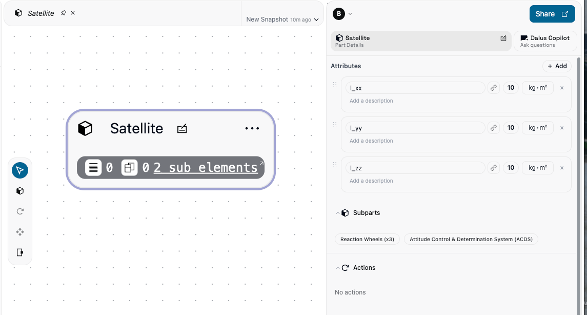 Adding attributes in Dalus