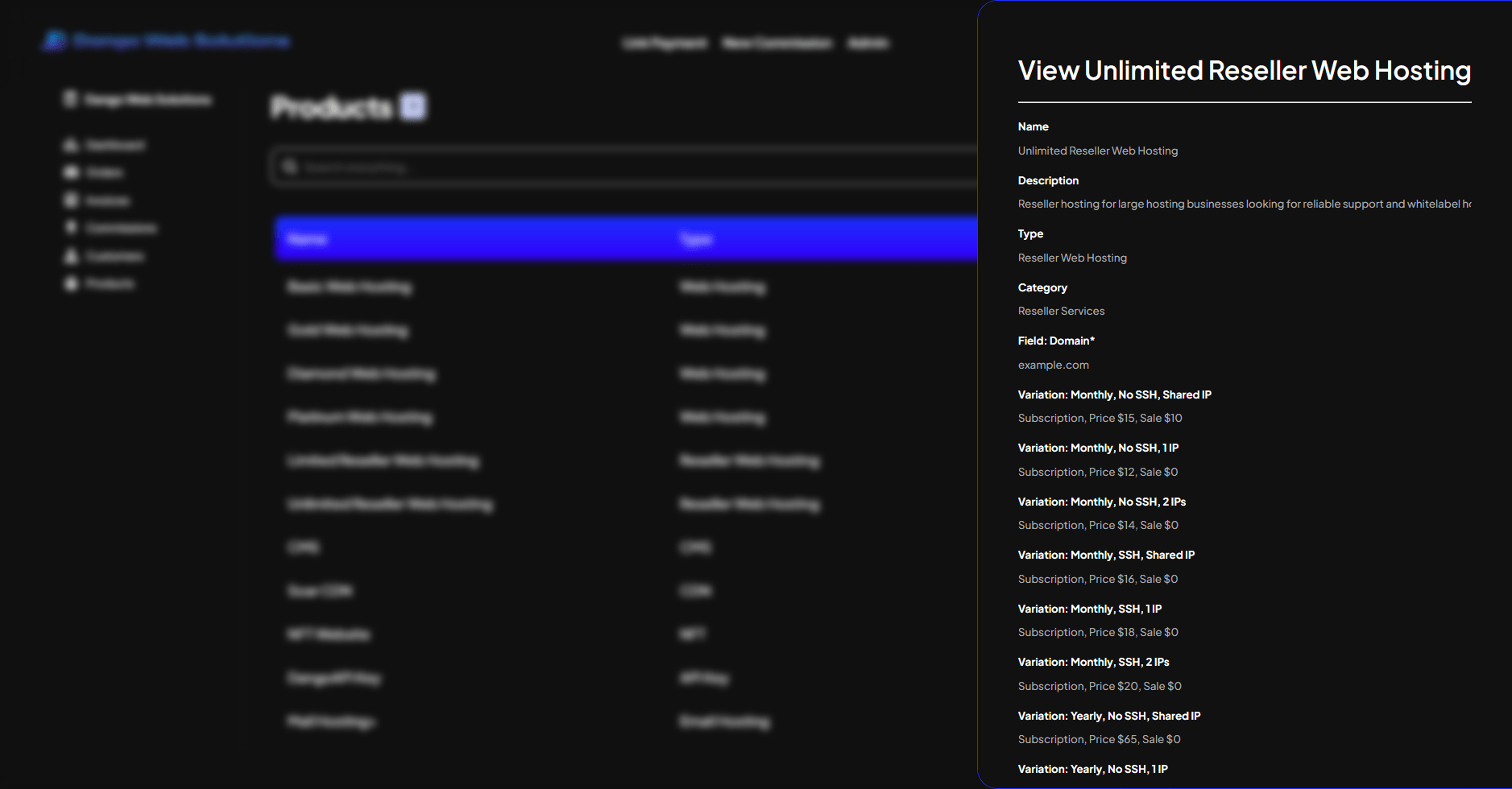 New Dango Portal - Admin Product