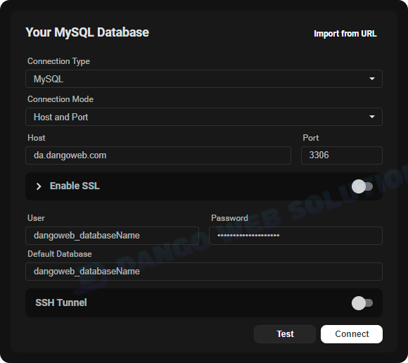 Connect to Database