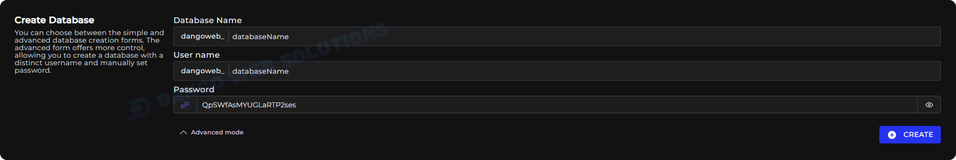 Create Database