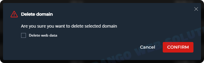 Delete Domain