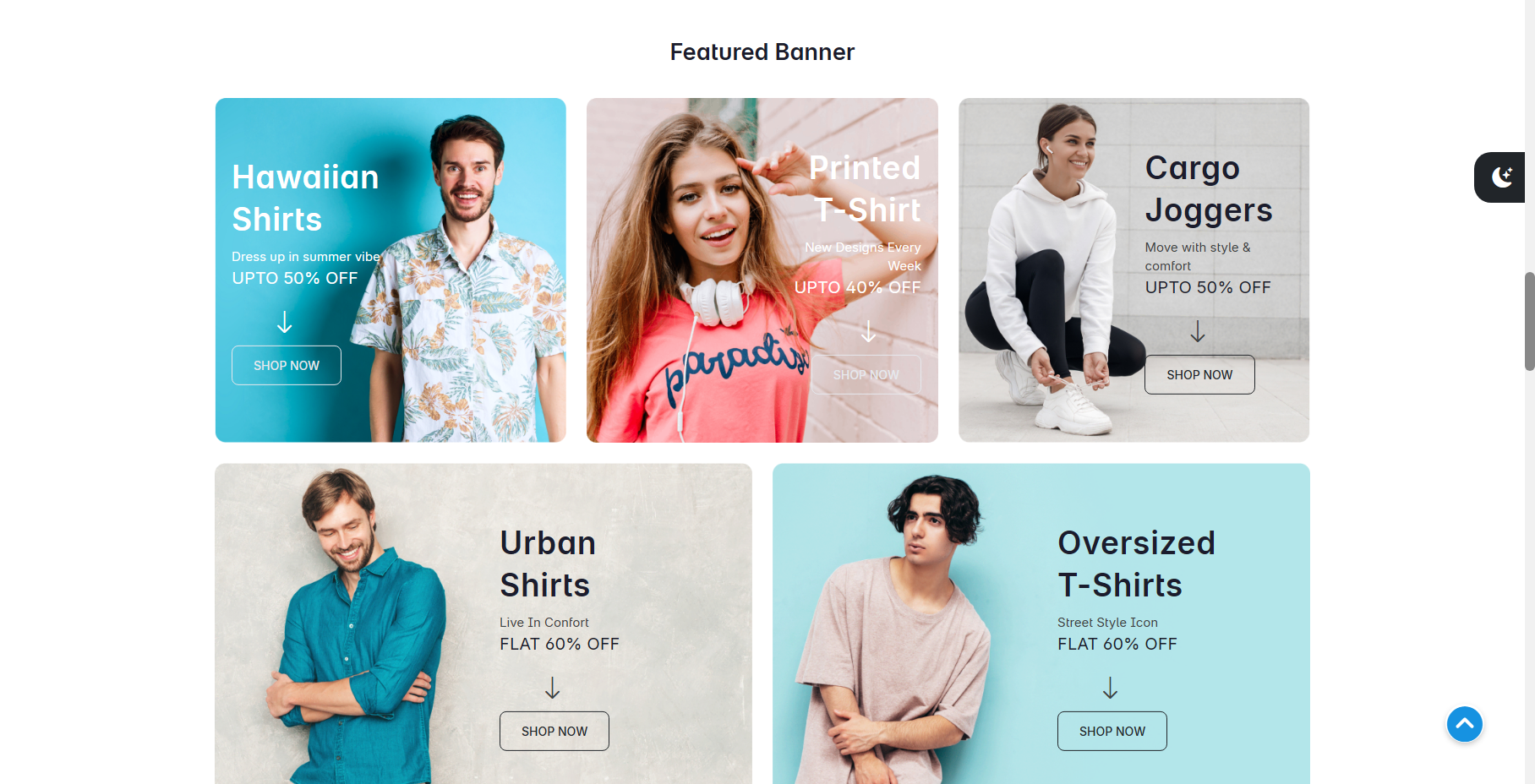AbanteCart Homepage - Section 4