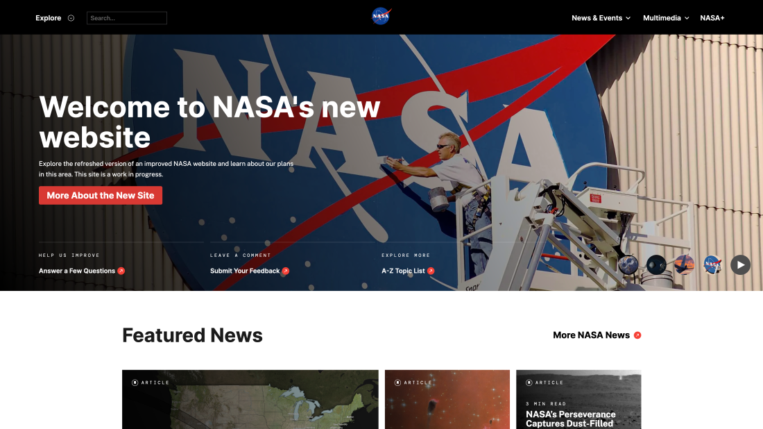 WordPress - NASA